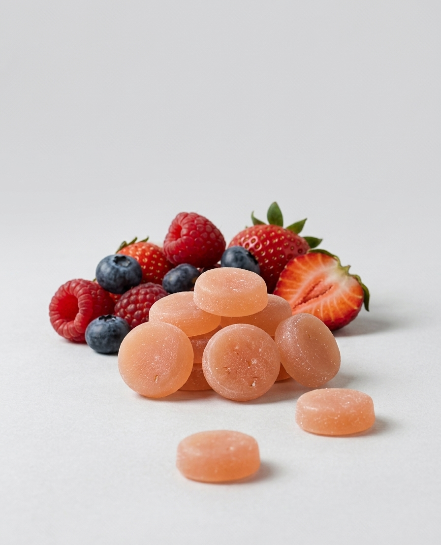 Gomitas de Creatina Monohidratada - Sabor Frutos Rojos