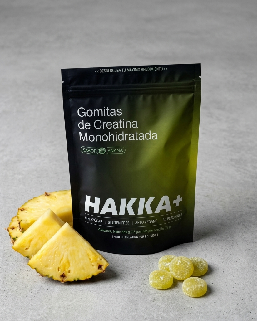 Gomitas de Creatina Monohidratada - Sabor Ananá